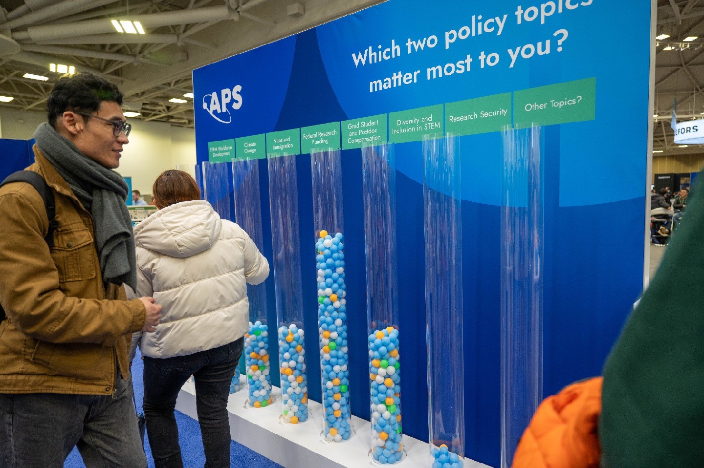 APS March Meeting attendees indicate which policy issues matter most to them