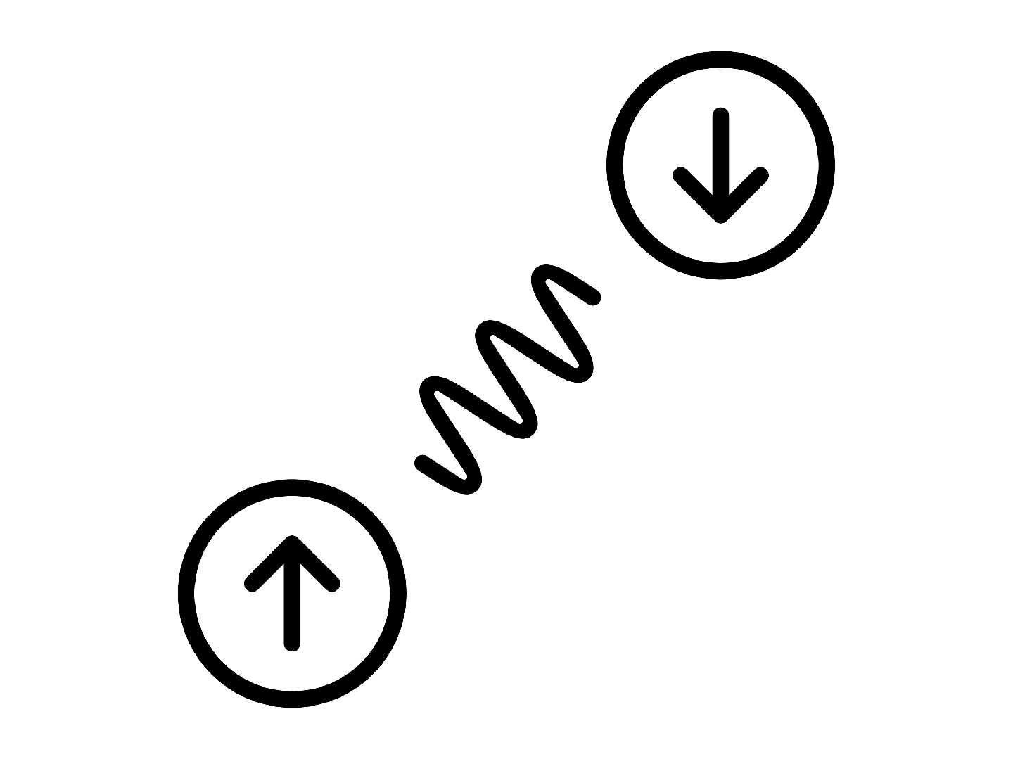 Simple diagram of quantum entanglement