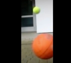 Using balls to simulate a supernova