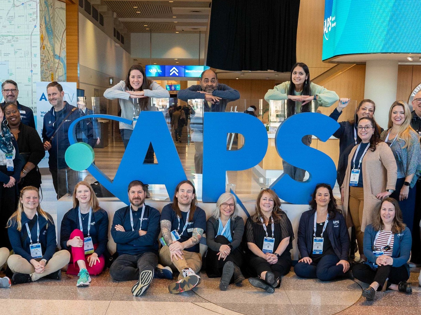 APS employees in a group photo