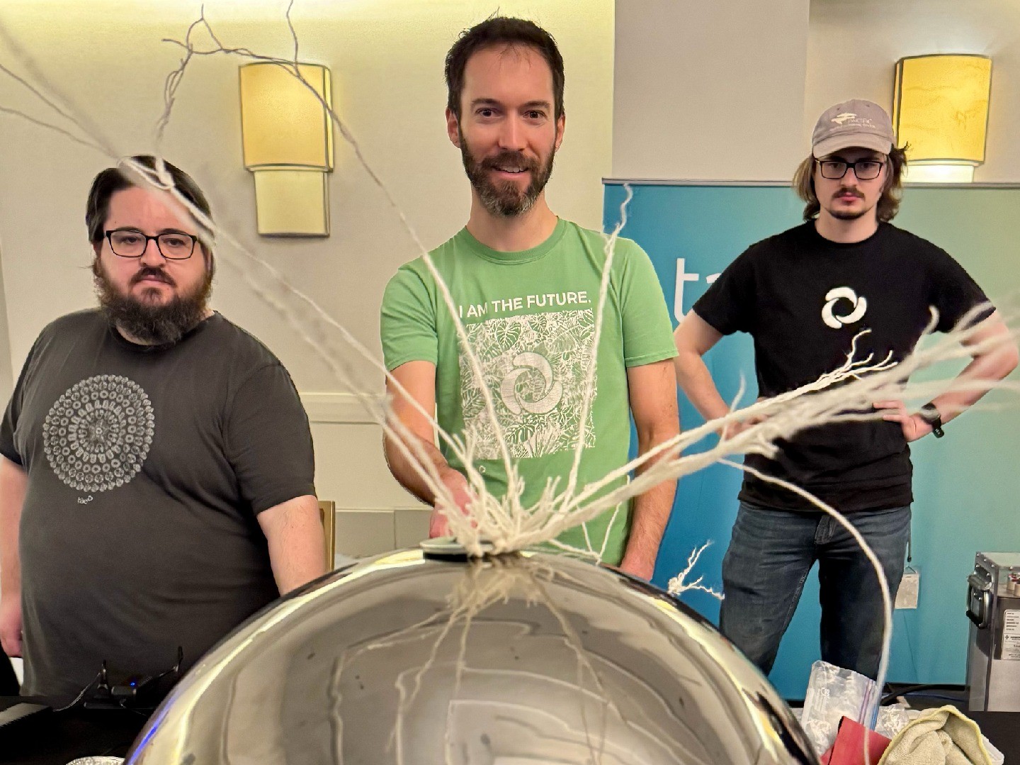 Three physicists at Squishy Science Sunday