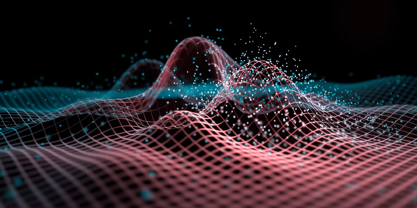 A visual representation of particle waves
