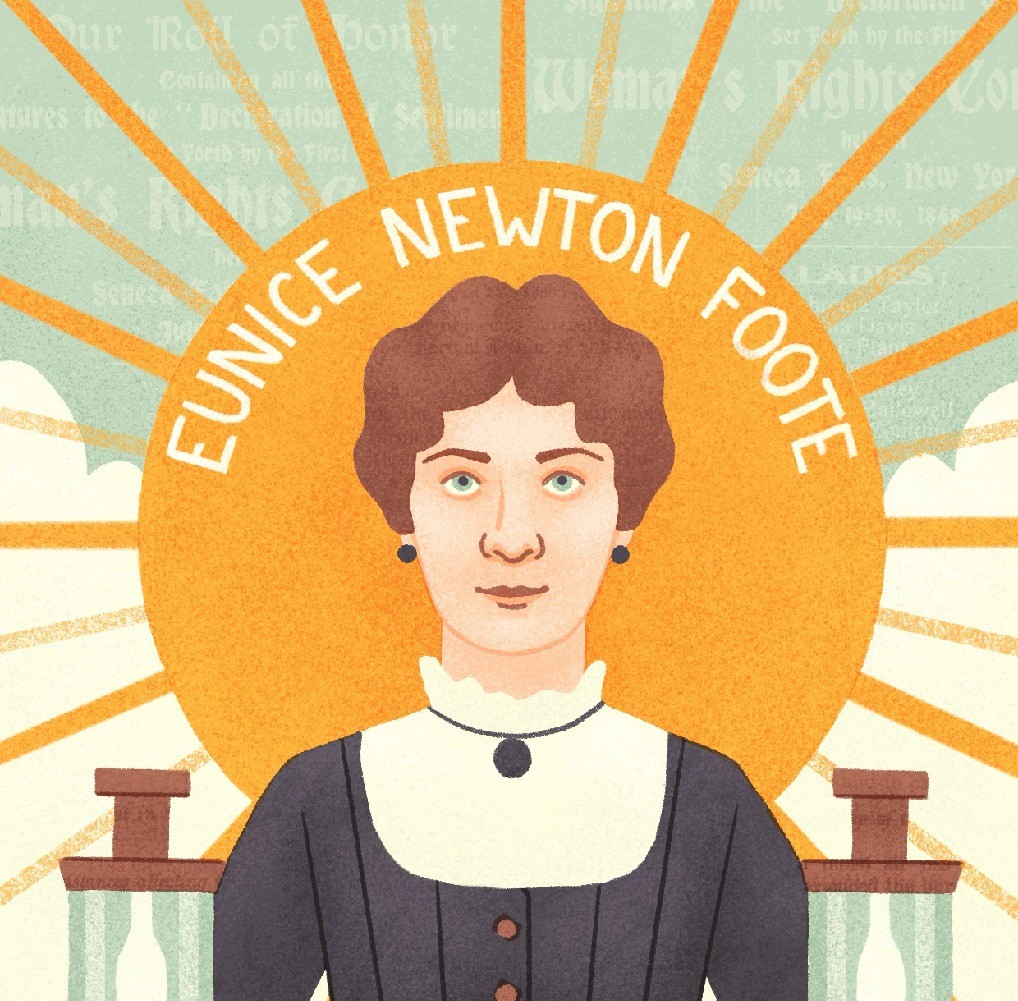 Cartoon image of Elisa Torres Durney